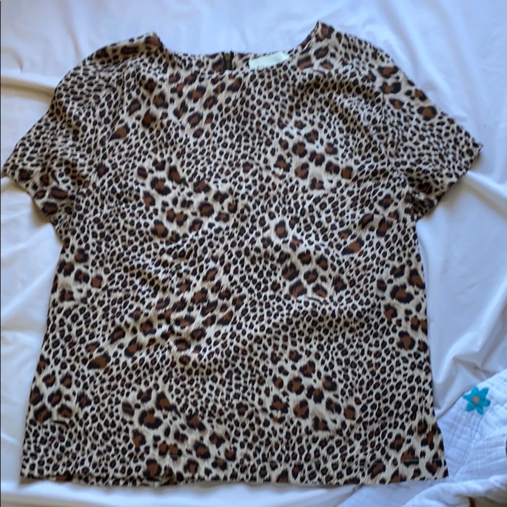 Lelis small leopard print top